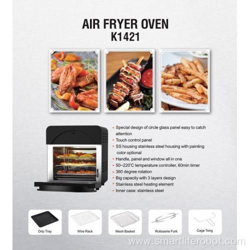 Best Oil-Free 14L Square Air Fryer